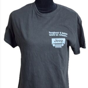 NWT Jeep Spirit 1941 Graphic T-Shirt Black Small Toughest 4 Letter Word